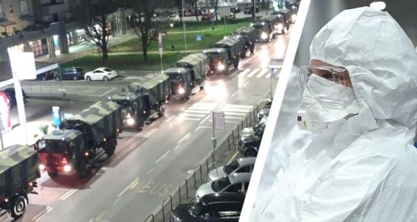 Коронавирус: блокада Италии будет продлена и ужесточена, трупы вывозят военные грузовики